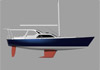 Bluewater 520PH 3D Rendering - Side View